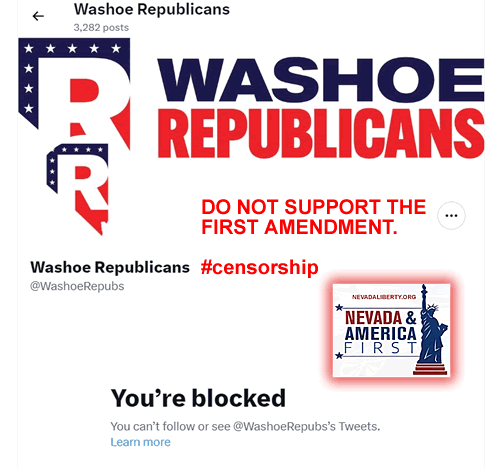 Washoe Republicans Censor Critics