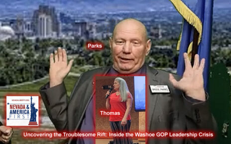 Bruce Parks and Tracey Hilton-Thomas, Washoe GOP Leadership Crisis