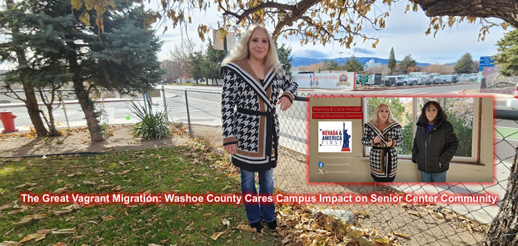 Marissa and Carla Pendill share their story about the detrimental impact of Washoe County Cares Campus and Senior Center on their business and neighborhood. Explore the challenges of vagrancy, unenforced camping, and economic hardship, prompting their outreach to Nevada Liberty 'On Your Side' for support.